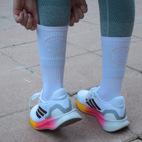 Calcetines Deportivos Happy Basics White&Rose