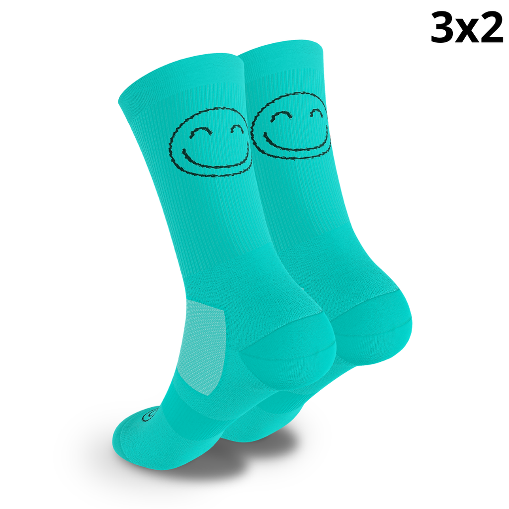 Happy Basics Turquoise Sports Socks