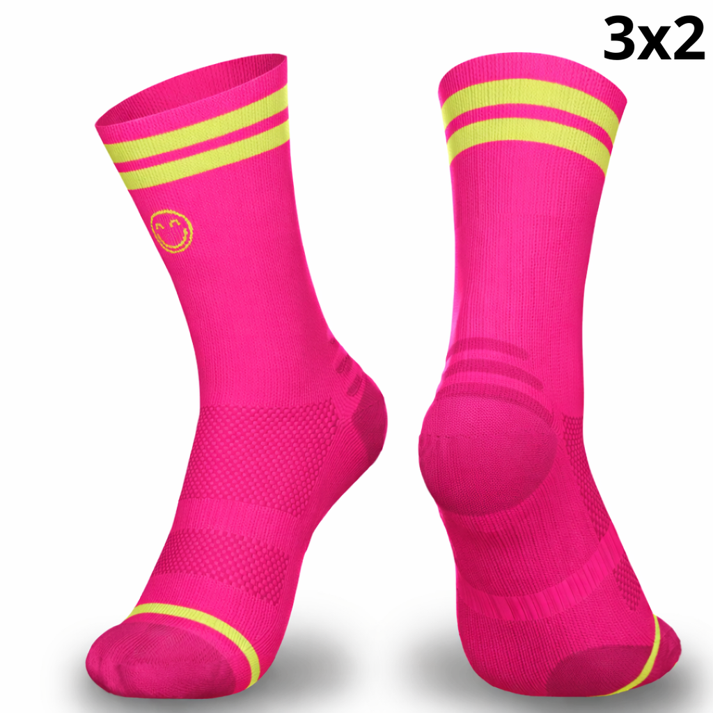 Calcetines Deportivos Non Stop Rosa Flúor