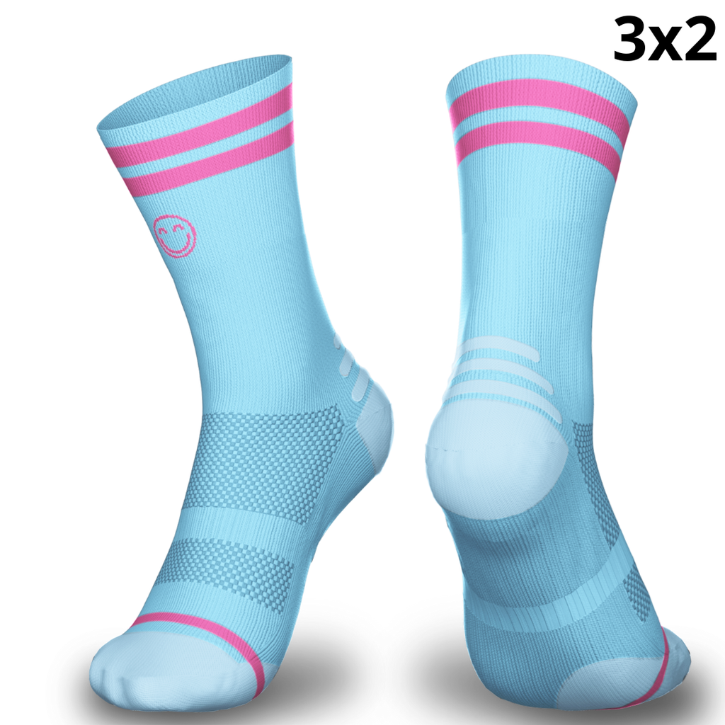 Running Socks Non Stop Blue Sky