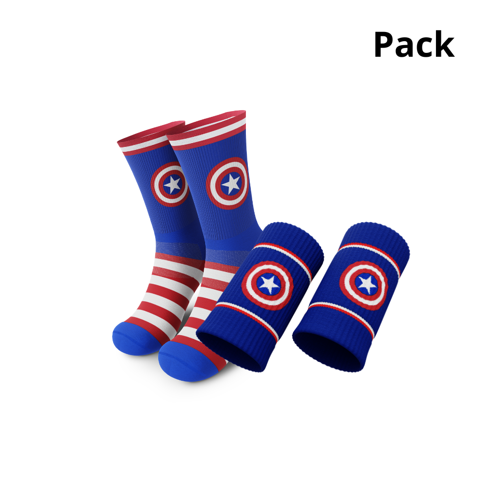 Pack Crossfit Calcetines + Muñequeras I'm a Superhero Edition 01