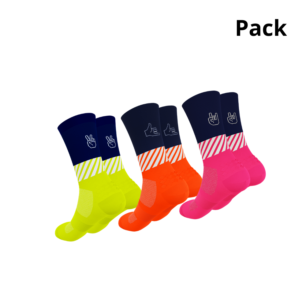 Pack 3x Calcetines Running Ultrarun Pro Fit