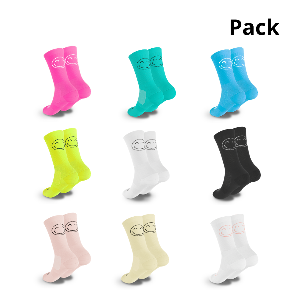 Calcetines Deportivos Happy Basics - Pack 9 + 1 GRATIS