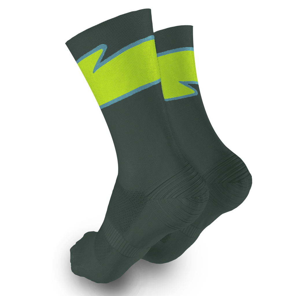 Calcetines Deportivos Feel The Move Verde Pino