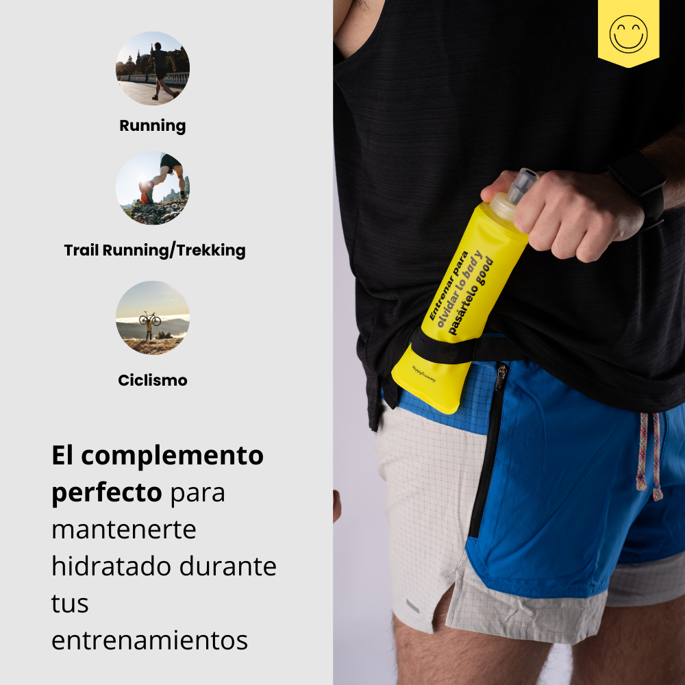 Botella de Hidratación Flexible Soft Flask 250/500ml BPA Free