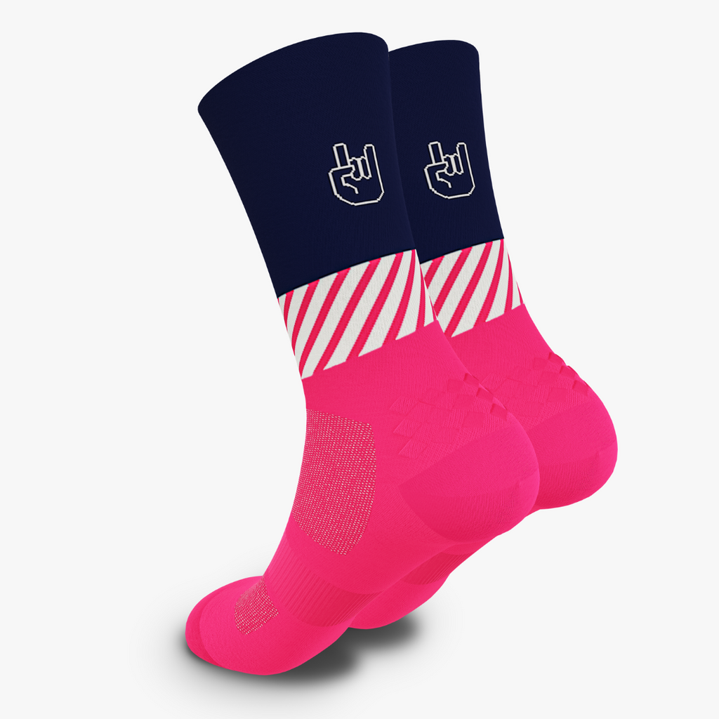 Calcetines Running Ultrarun Pro Fit Rosa Flúor