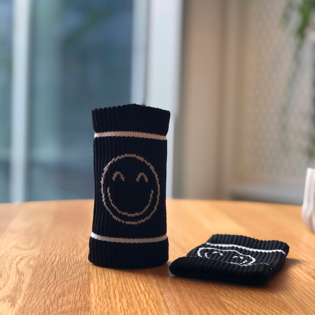 Crossfit Wristbands Basics Black HappyTraining Socks