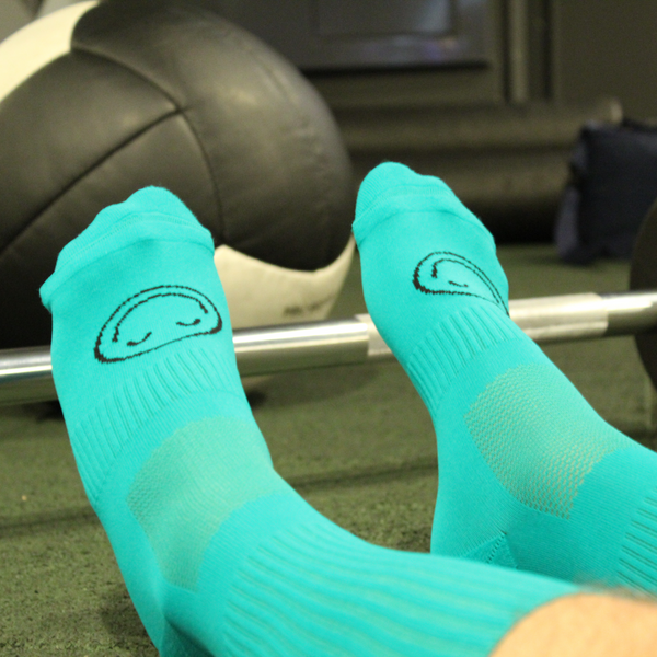 Happy Basics Turquoise Sports Socks