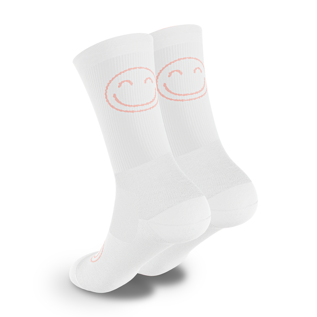 Calcetines Deportivos Happy Basics White&Rose